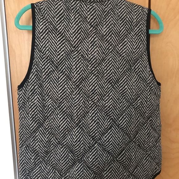 J. Crew Chevron Puffer Vest - Picture 3 of 4